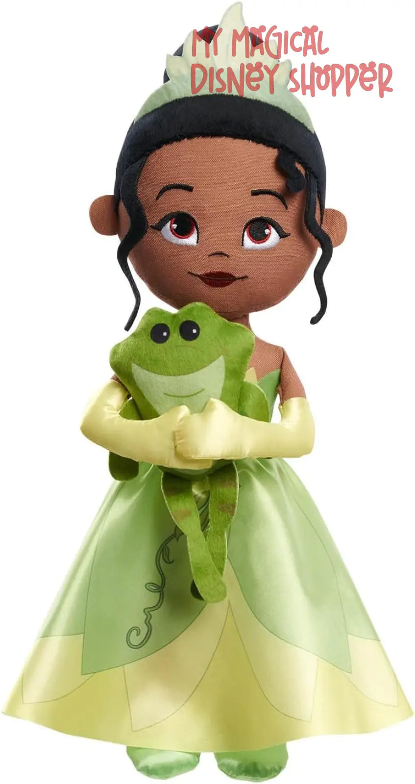 Disney Princess Lil’ Friends Plush – Tiana & Prince Naveen (14.5") 👑🐸💚