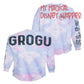 Pastel Tie Dye Star Wars Grogu Adult Spirit Jersey - Unisex Adult Size Large