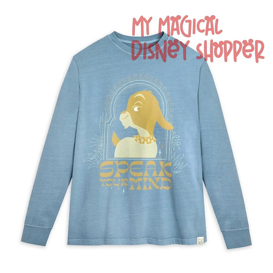 Disney Parks Valentino Wish Speak Your Mind Adult Long Sleeve - Size Large or XL