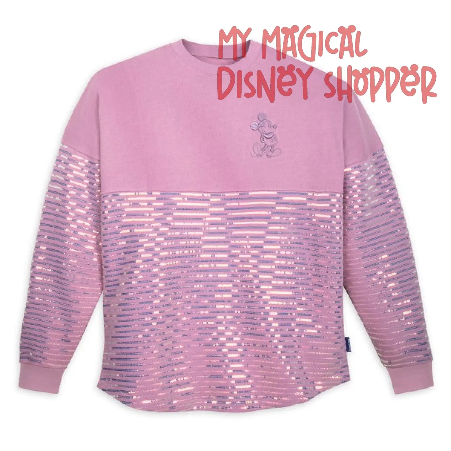 Disneyland Resort Mickey Mouse Sequined Adult Spirit Jersey - Adult Unisex Small