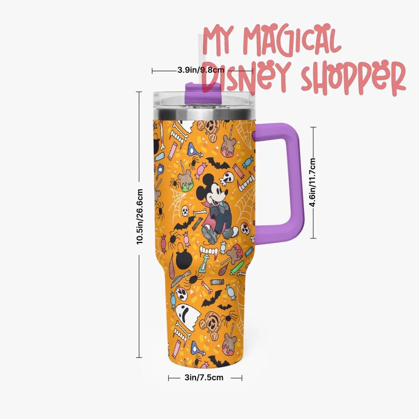 Not So Scary 40oz Car Tumbler Cup