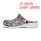 Not So Scary All Over Printed Clogs