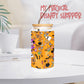 Not So Scary Drinking Glass with Bamboo Lid