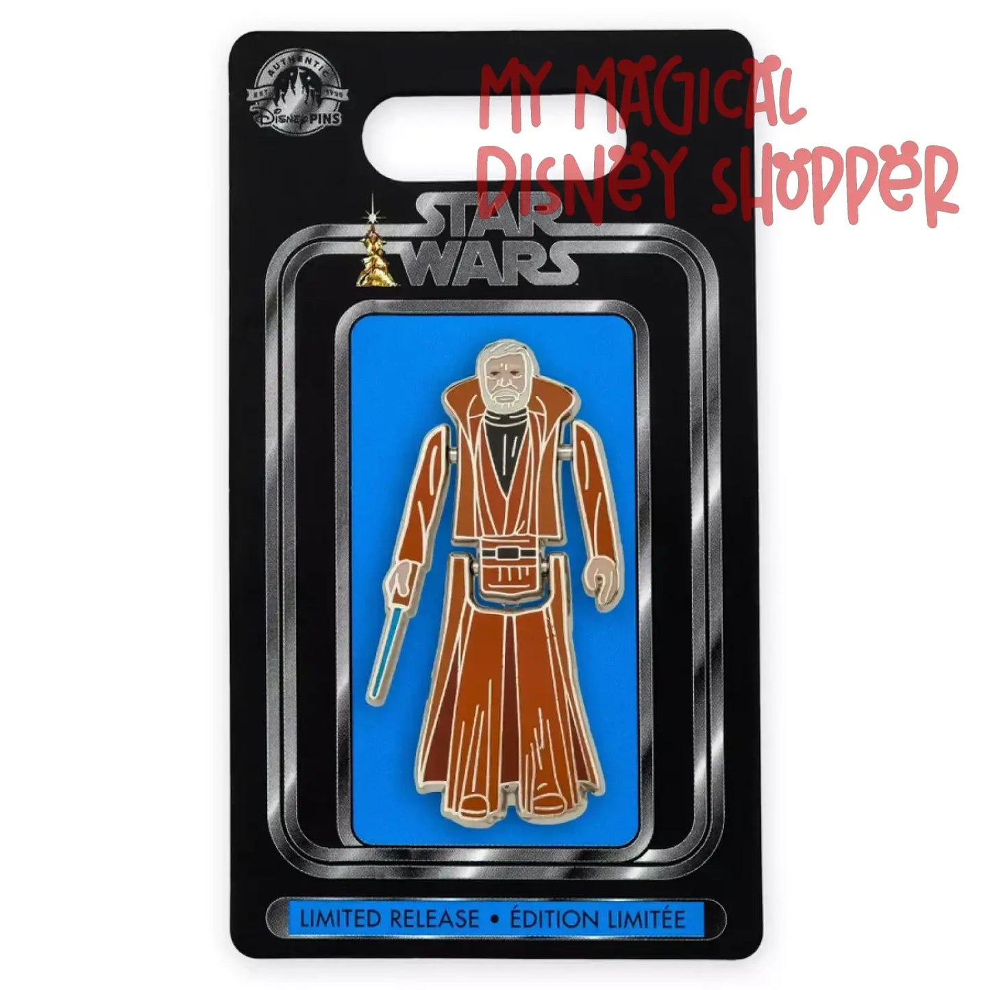 Obi Wan Kenobi Action Figure Pin -Star Wars - Limited Release