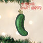 Pickle Glass Blown Ornament - Old World Christmas Ornament