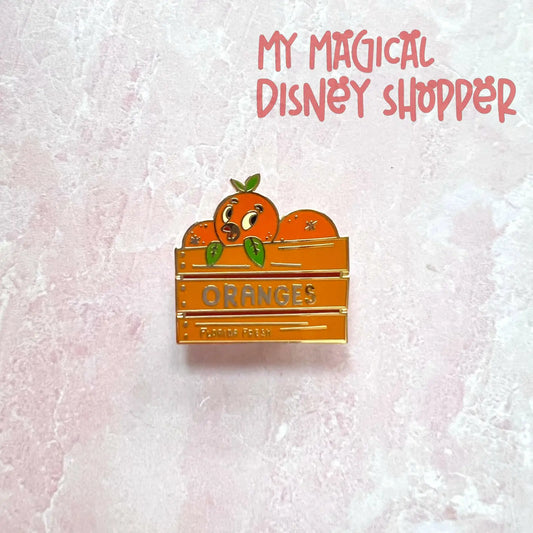 Orange Bird Fantasy Pin