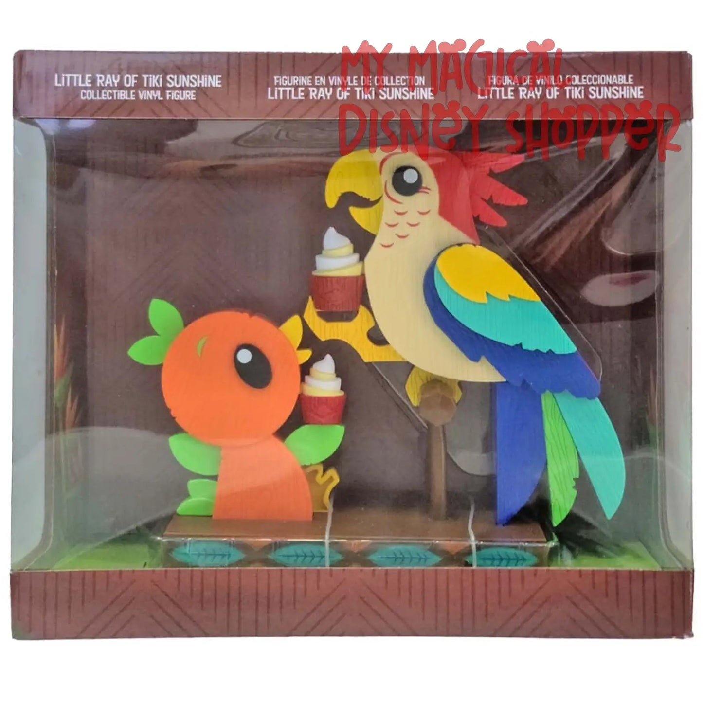 Orange Bird Tiki Room Disney Figure - Maria Stuckey - Little Ray Of Tiki Sunshine