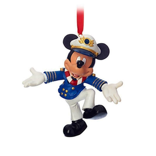 Disney Cruise Line Captain Mickey Christmas Ornament