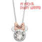 Disney's Silver You'll Forever Be My Minnie Necklace