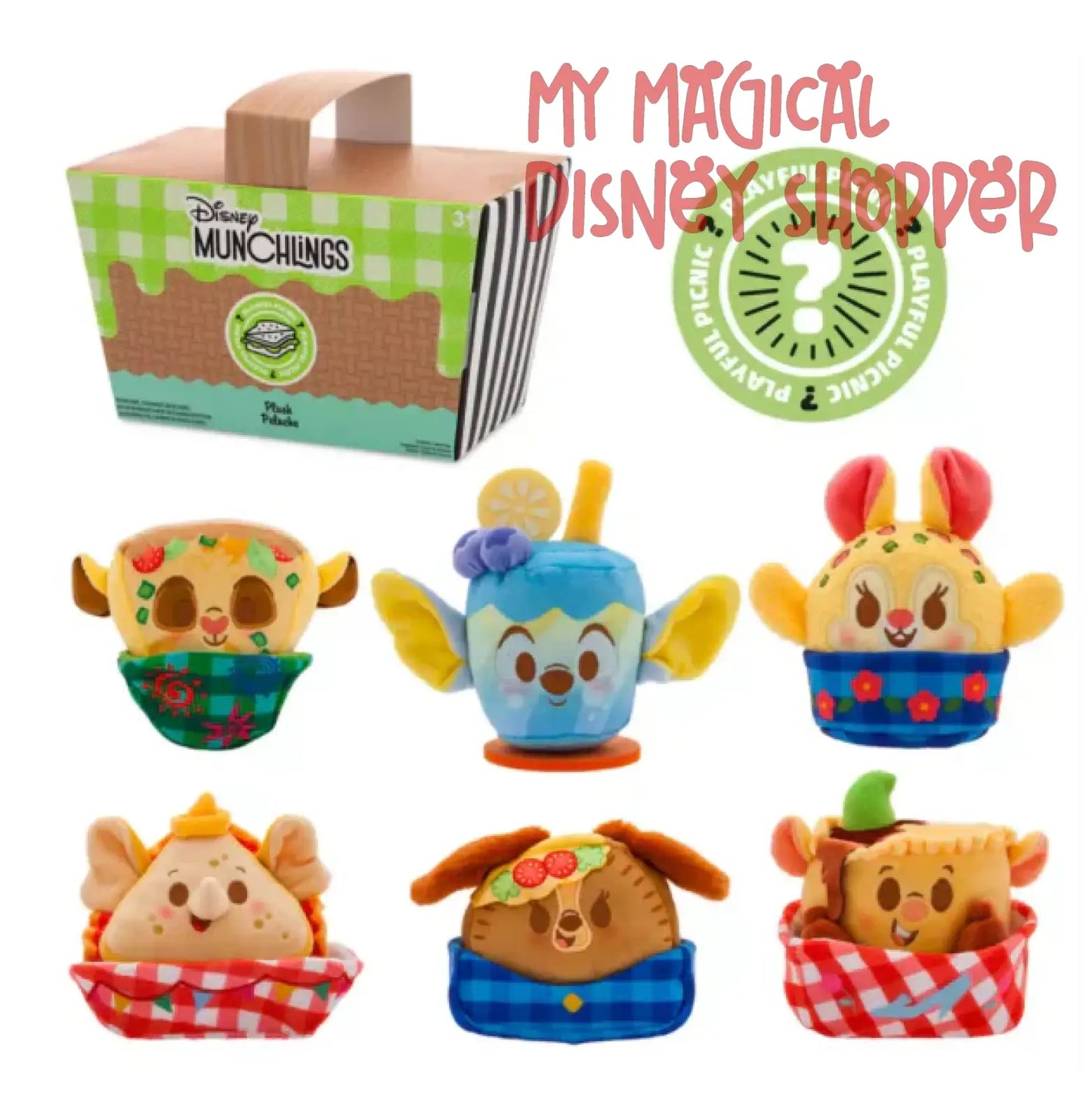 Playful Picnic Disney Parks Munchlings Mystery Plush