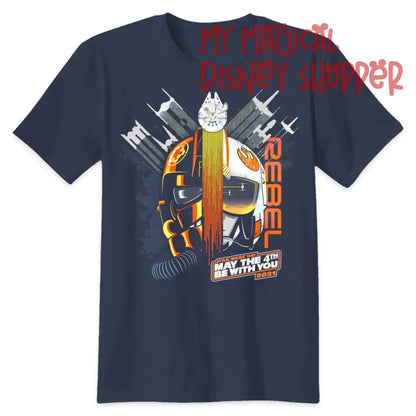 Star Wars Day ''May the 4th Be With You'' Rebel 2021 T-Shirt for Adults