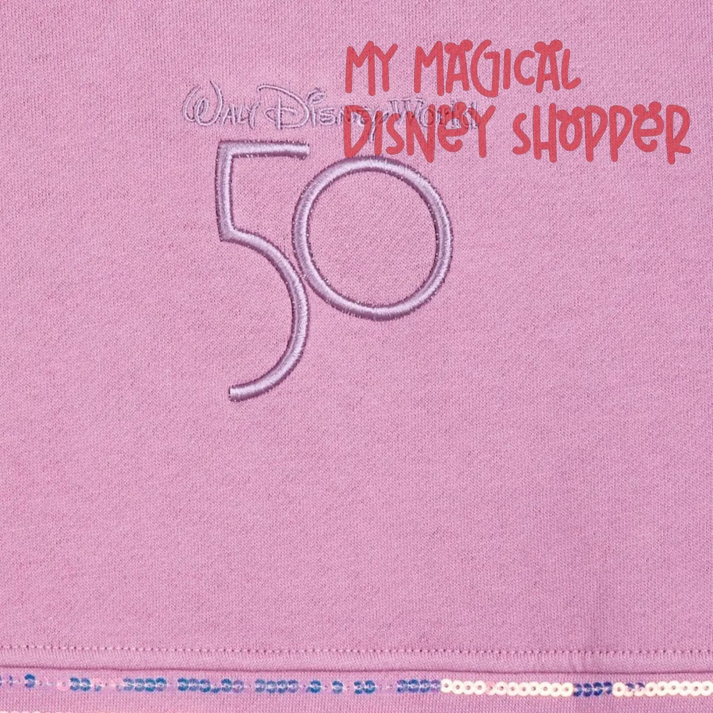 Walt Disney World 50th Anniversary Sequin Adult Spirit Jersey