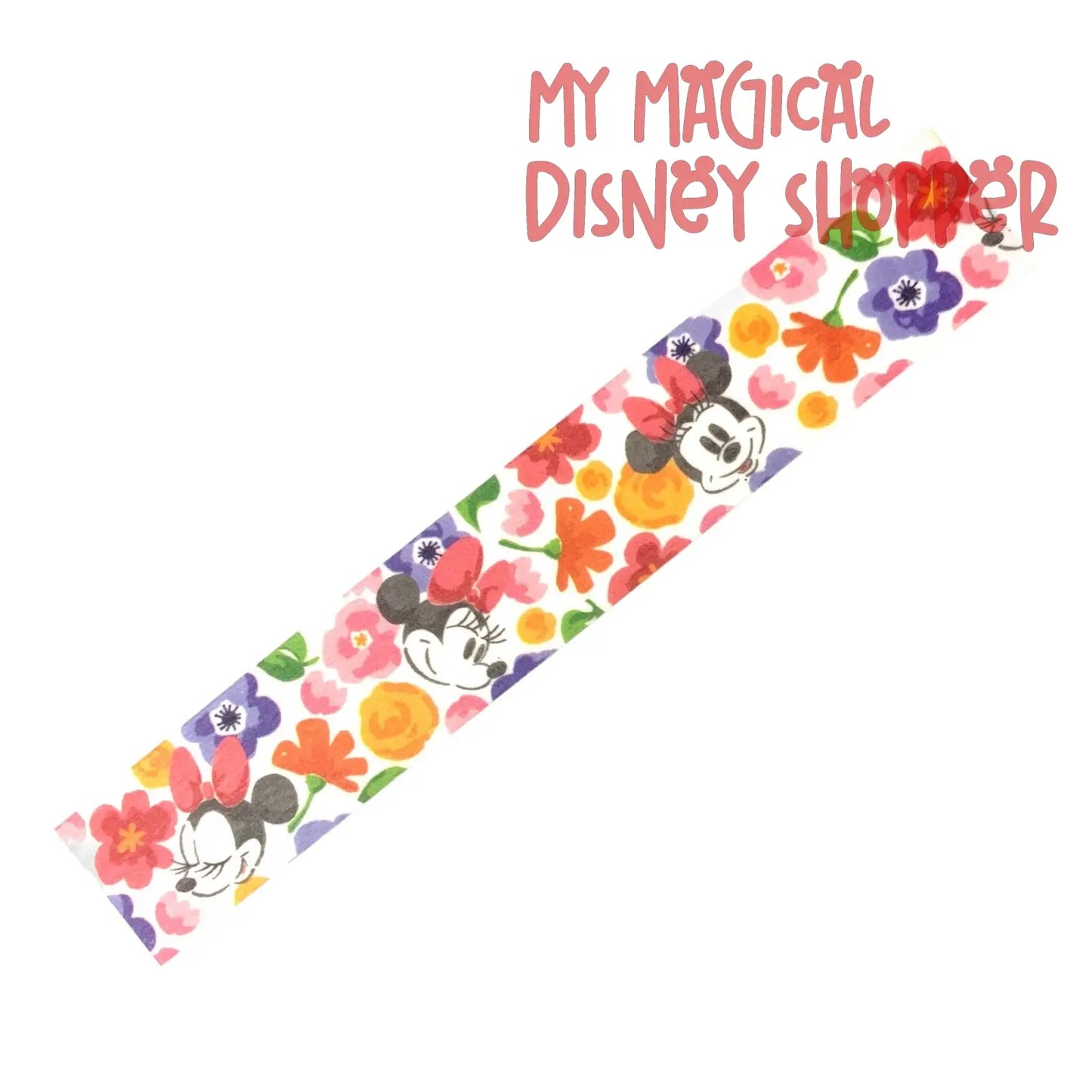 Pink Minnie Flowers Washi Tape