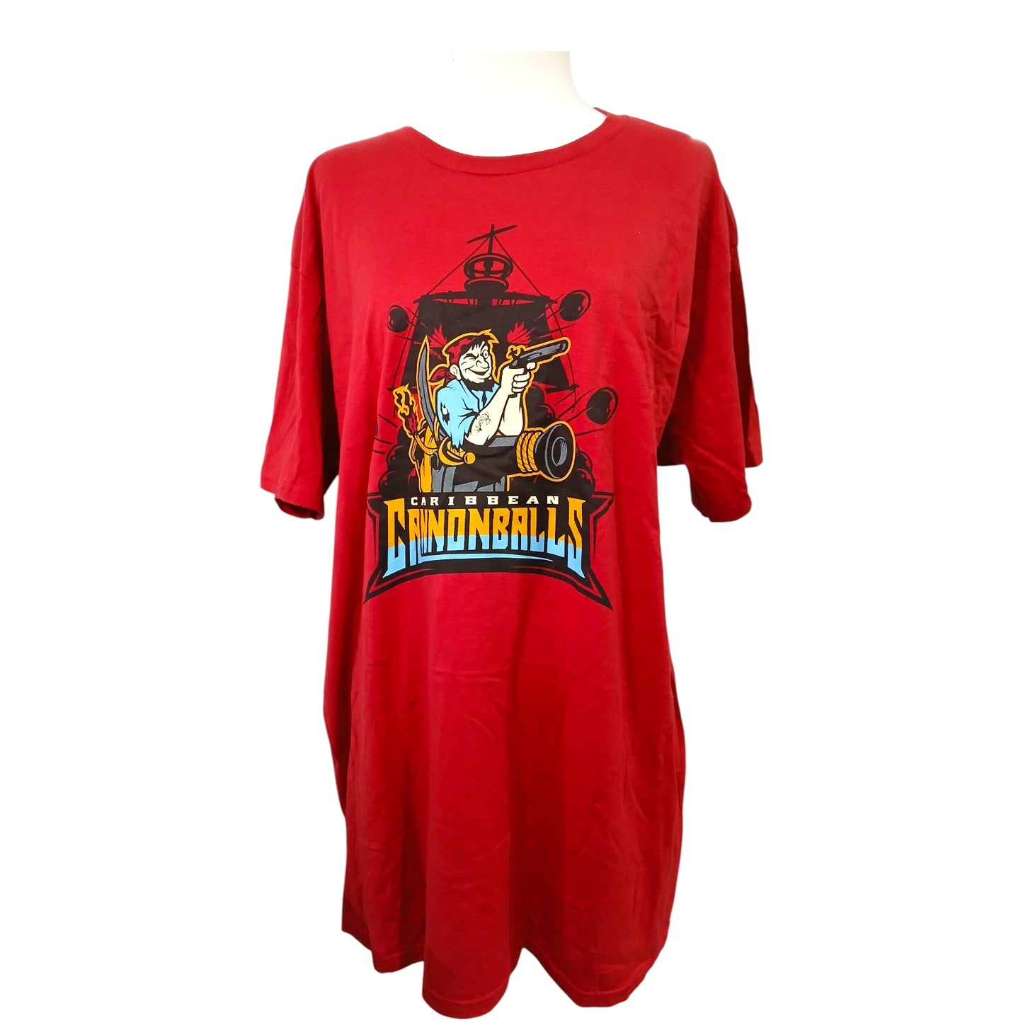 Pirates of the Caribbean “Cannonballs” T-Shirt – Size 2XL ☠️🏴‍☠️💥