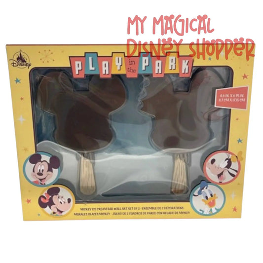 Play in the Park Mickey Ice Cream Bar Wall Art Set
