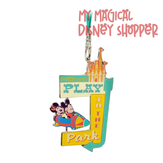 Play in the Park Mickey & Minnie Metal Ornament