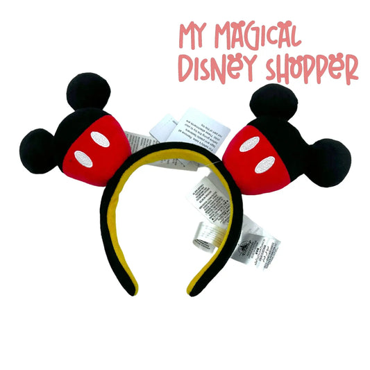Plush Mickey Mouse Icon Disney Ear Headband