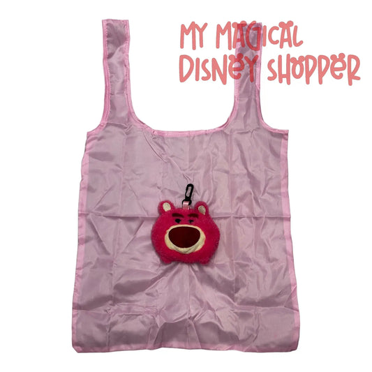 Plush Strawberry Bear Sullivan Lotso Series Reusable Bag