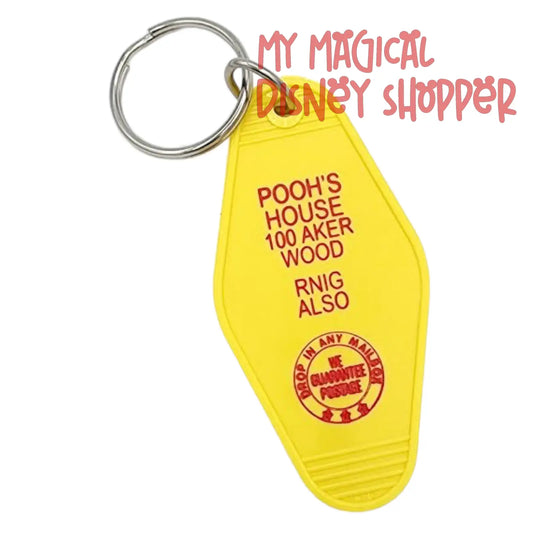 Pooh's House Key Fob
