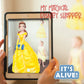 Princess Belle Interactive Wall Decal