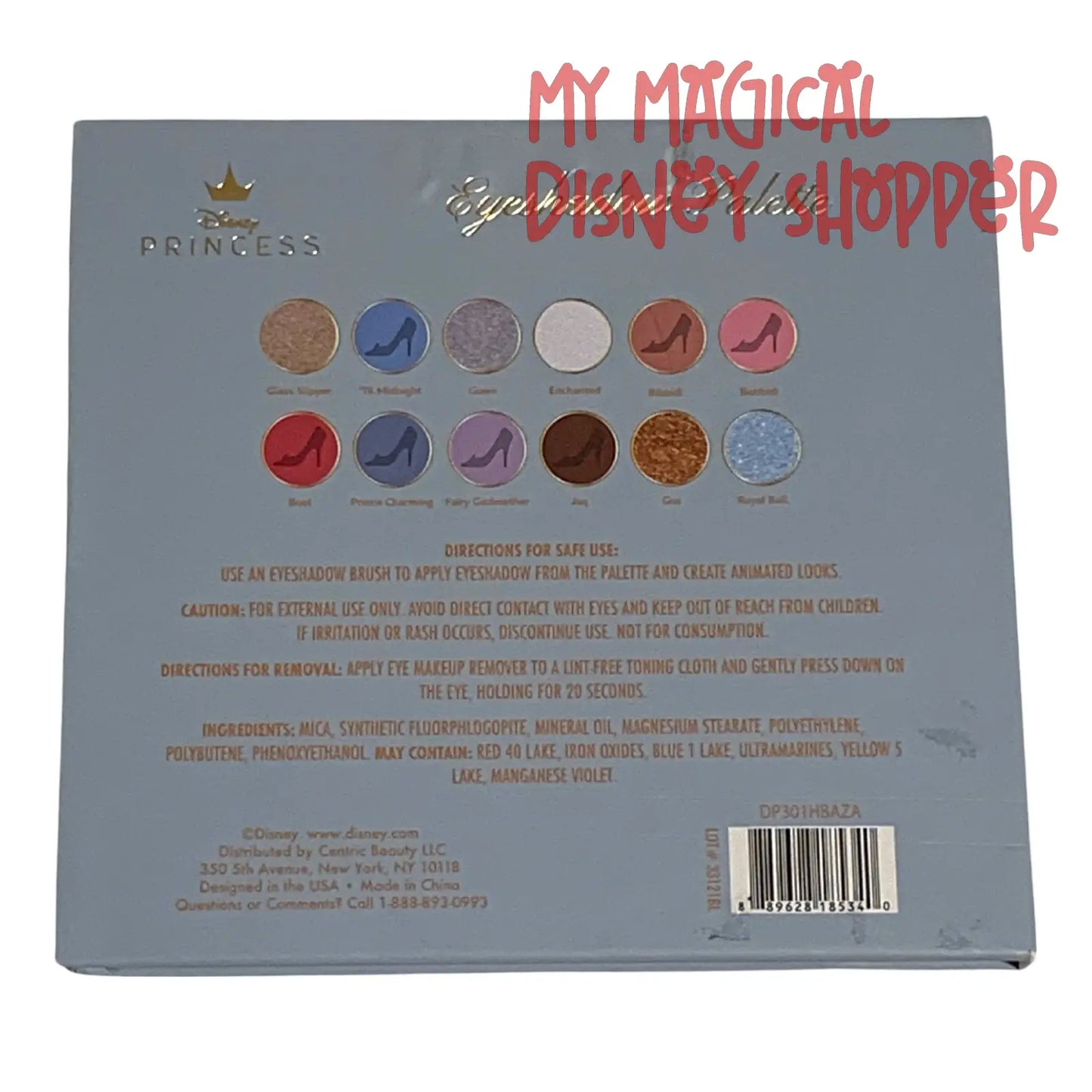 Princess Cinderella Eyeshadow Palette - Centric Beauty
