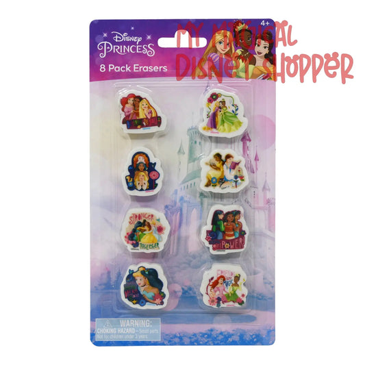 Princess Erasers - 8 Count