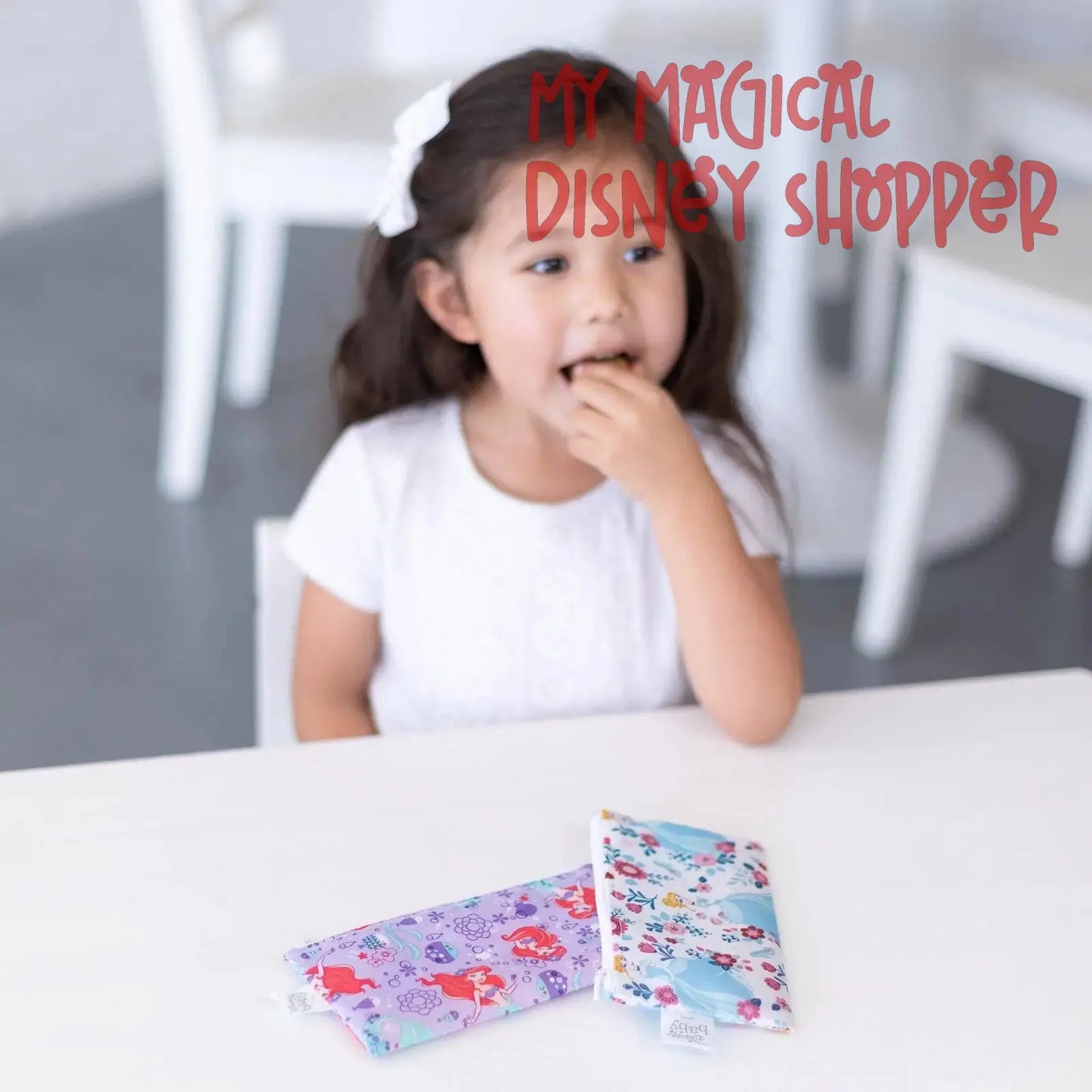 Princess Reusable Snack Bag, Small 2-Pack