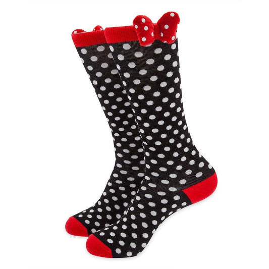 Minnie Mouse Knee Socks - Bow Disney Women's Socks