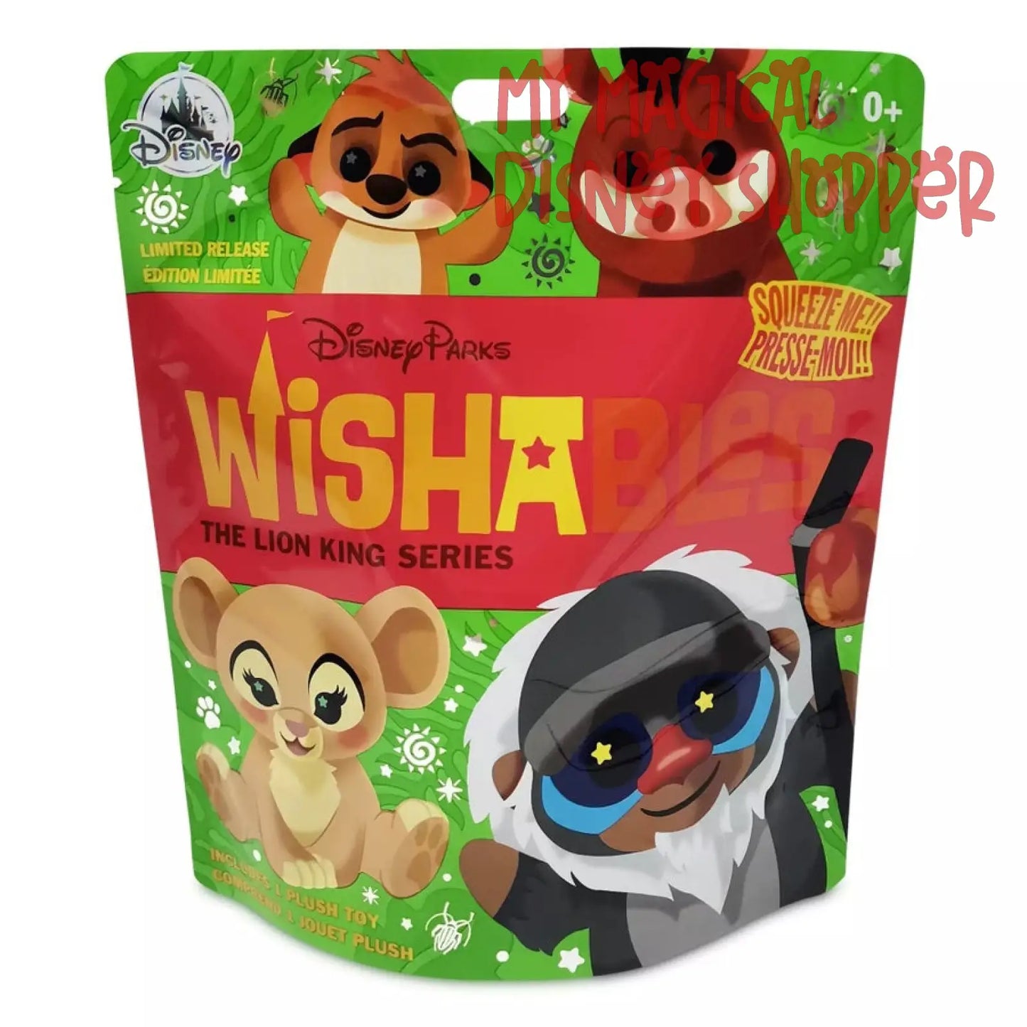 Pumbaa - The Lion King Disney Parks Wishables Mystery Plush - Limited Release