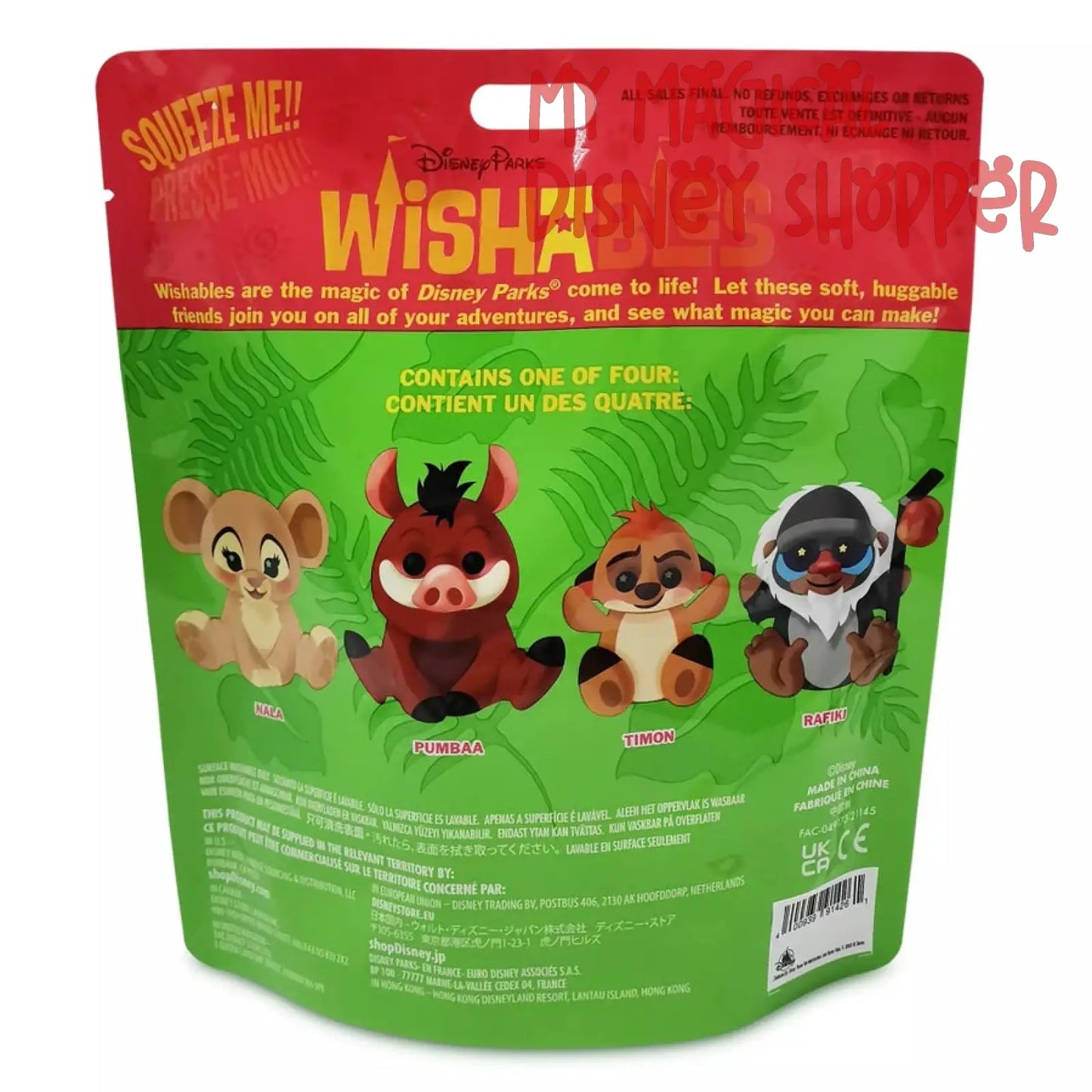Pumbaa - The Lion King Disney Parks Wishables Mystery Plush - Limited Release
