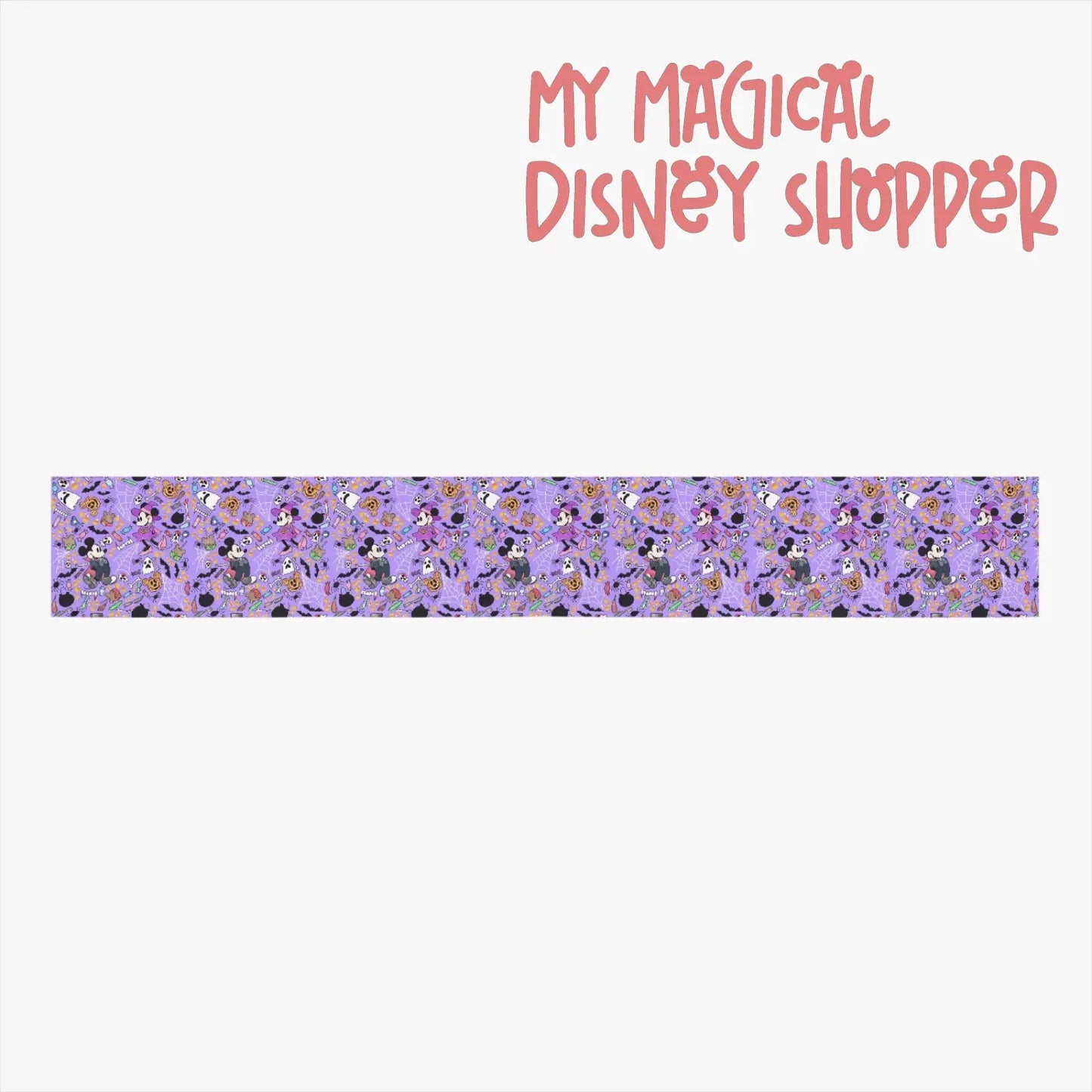 Purple Not So Scary 90" Table Runner