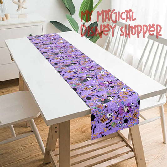 Purple Not So Scary 90" Table Runner