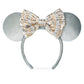 Silver Winter Frost Minnie Mouse Ear Headband