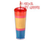 Rainbow Macaron Disney Starbucks Tumbler with Straw - Disney Eats