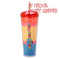 Rainbow Macaron Disney Starbucks Tumbler with Straw - Disney Eats