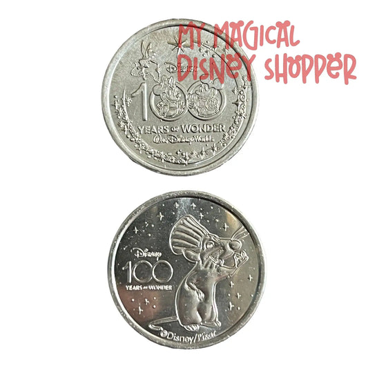 Remy from Ratatouille Disney 100 Silver Medallion