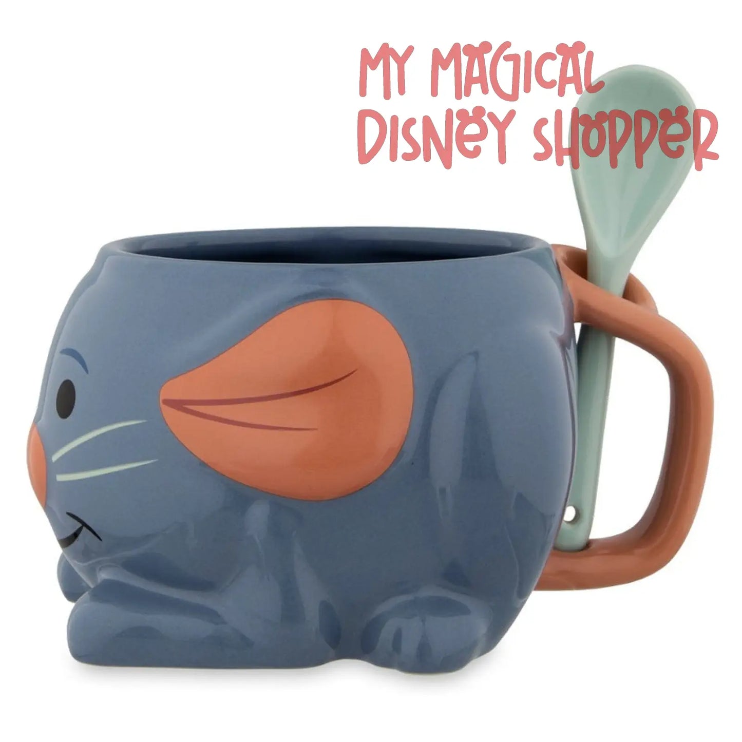 Remy Ride Vehicle Mug and Spoon - Remy's Ratatouille Adventure
