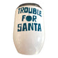 Stitch Trouble for Santa Wine Stainless Steel Tumbler