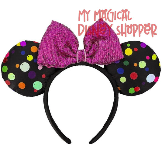 Rock The Dots Inside Out Disney Minnie Ears Headband