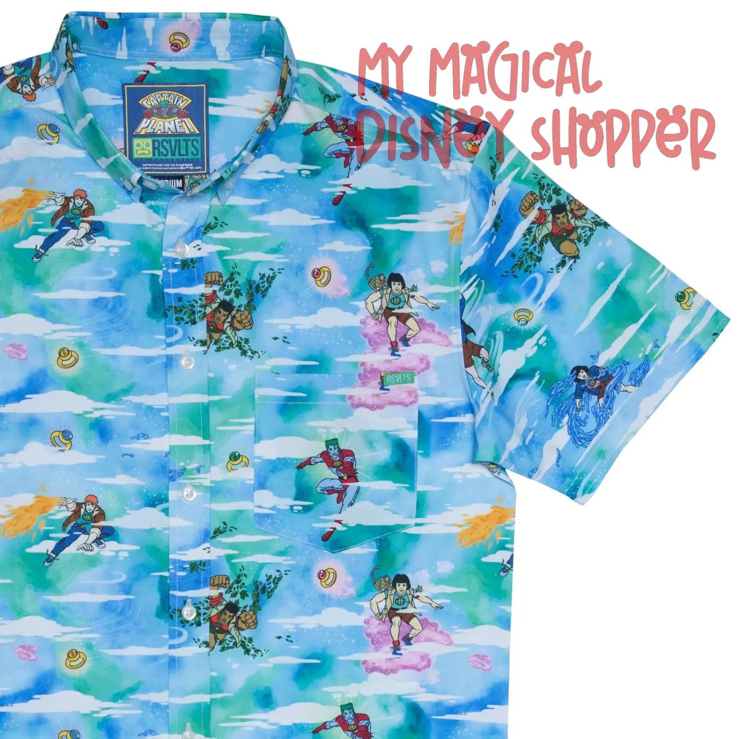 Captain Planet "Powers Combined!" Size 2XL