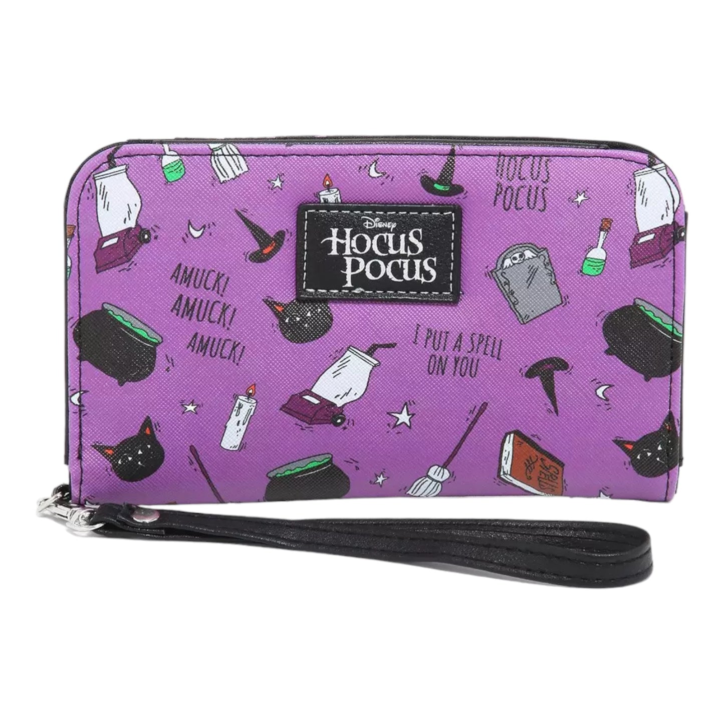 Purple Hocus Pocus Tech Pocket Wallet