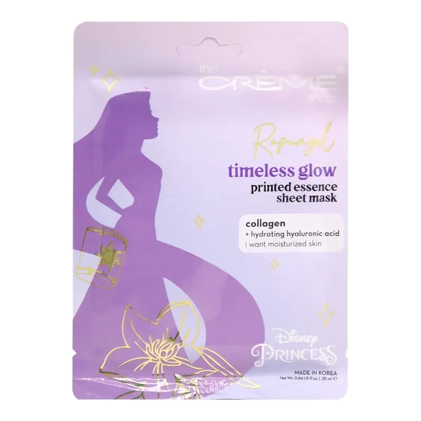 Rapunzel Timeless Glow Printed Essence Sheet Mask - The Creme Shop X Disney