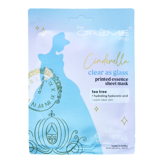 CInderella Clear As Glass Printed Essence Sheet Mask - The Creme Shop X Disney