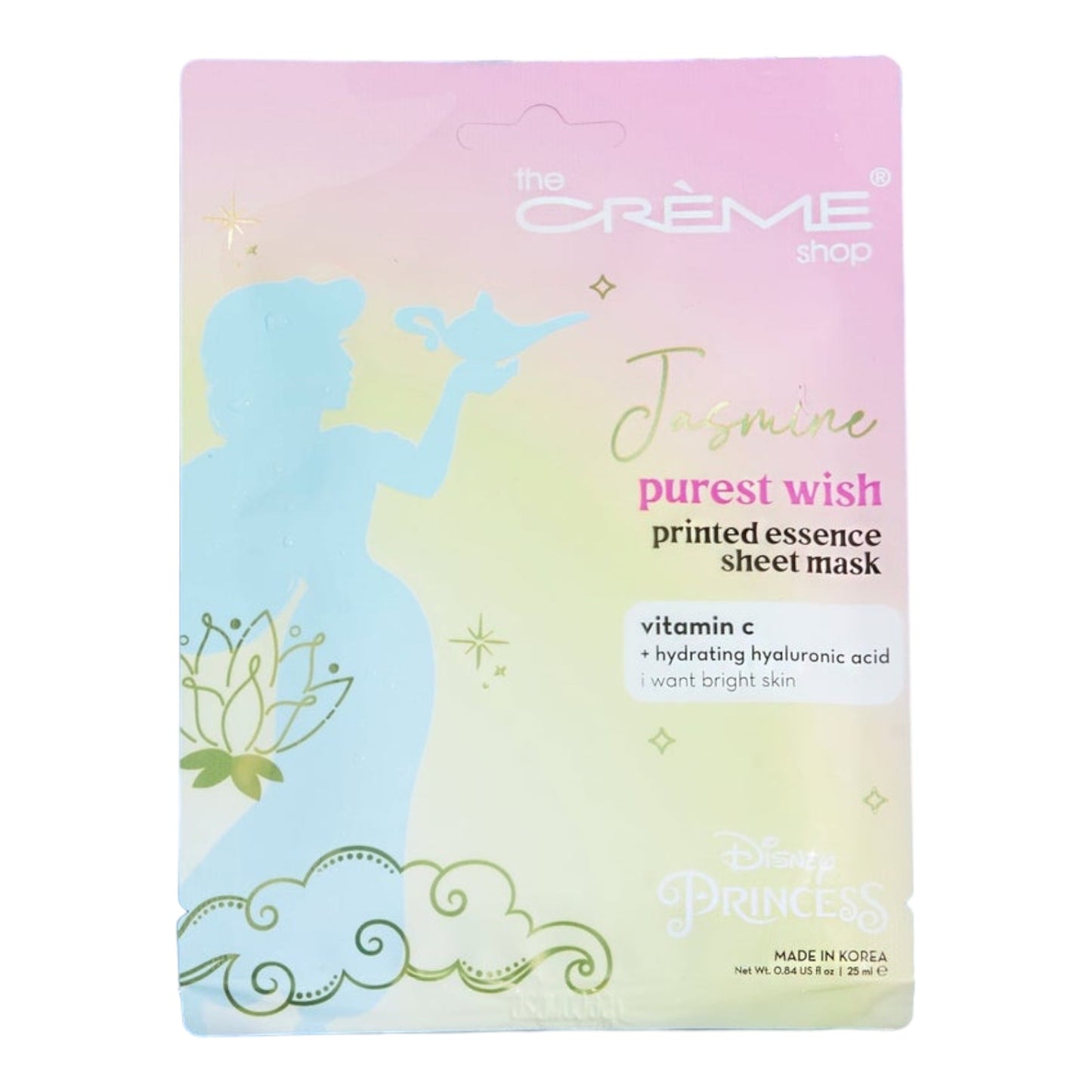 Jasmine Purest Wish Printed Essence Sheet Mask - The Creme Shop X Disney