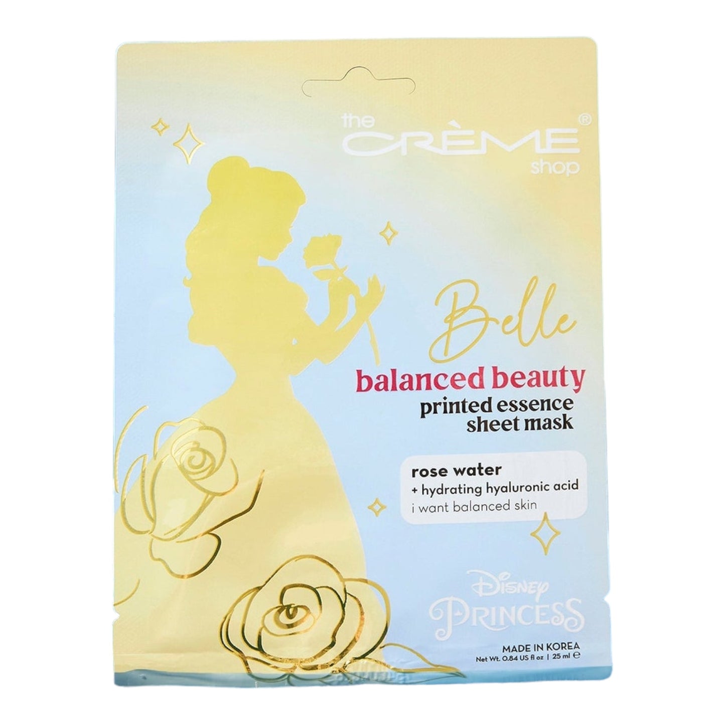Belle Balanced Beauty Printed Essence Sheet Mask - The Creme Shop X Disney