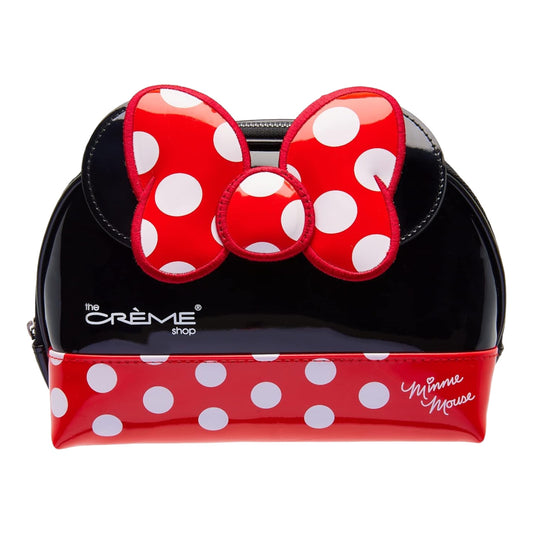 Red Minnie Mouse Dome Travel Pouch Makeup Bag - The Crème Shop