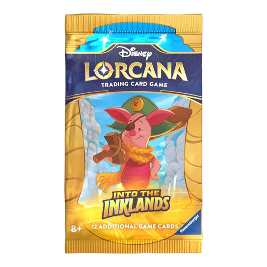 Disney Lorcana Booster Cards Piglet - Into The Inklands