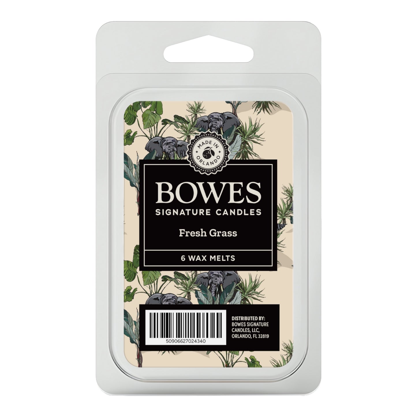 Bowes Signature Candles Fresh Grass Wax Melt Bar - Soarin Over the World