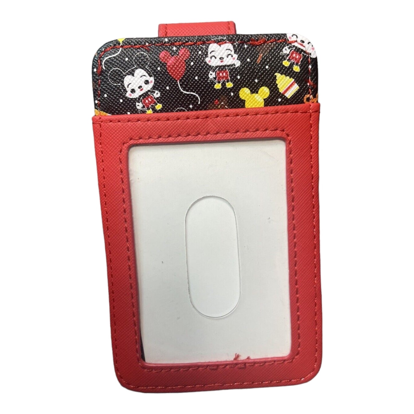 Red Mickey Mouse Credit Card ID Holder Wallet Icon
