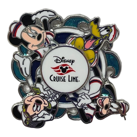 Mickey, Minnie, Goofy, Pluto Spinner Disney Cruise Line Pin
